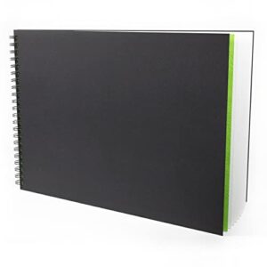 Artgecko Classy Sketchbook A3 Landscape - 80 Pages (40 Sheets) 150gsm White Cartridge Pape