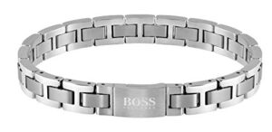 BOSS Jewelry Men's Metal Link Essentials Collection Link Bracelet - 1580036