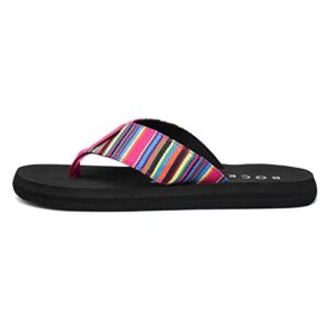 Rocket Dog Adios Siddell Orange Stripe Flip Flop