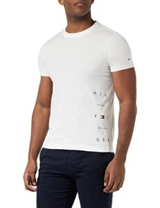 Tommy Hilfiger Men's Spaced Off Placement Tee S/S T-Shirts