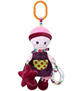 Jiamaohua Baby Animals Ring the bell bed, newborn baby darling rings the paper cart