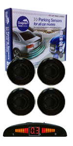 DPS450 Display Parking Sensor Kit Dolphin Automotive Gloss Black