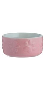 Mason Cash Colour Mix 8 x 4 CM Stoneware Pet Bowl, Assorted Colours - Cream, Grey, Pink