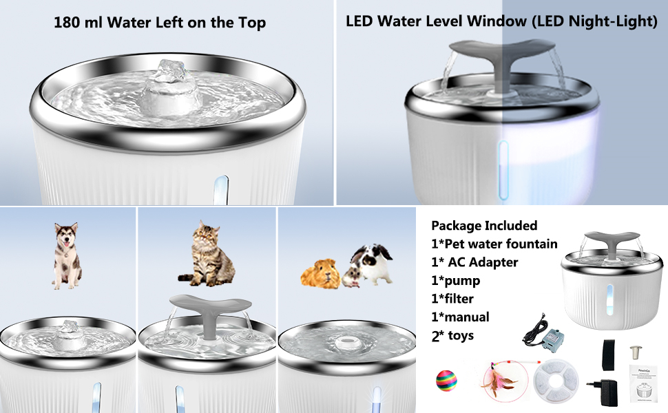 Cat Water Fountain 2L