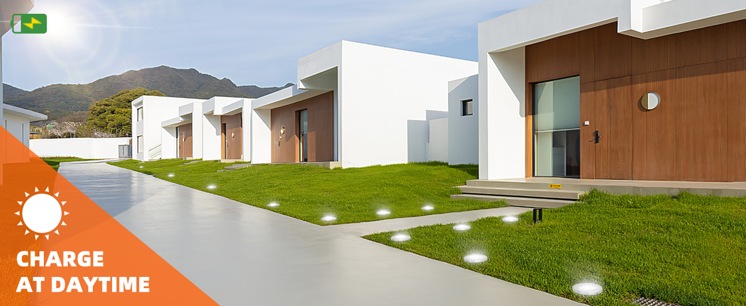 Solar Floor Lights for Outdoor Garden