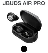 JLab JBuds Air ANC Bluetooth Earbuds, Active Noise Cancelling Earphones, Wireless Headphones