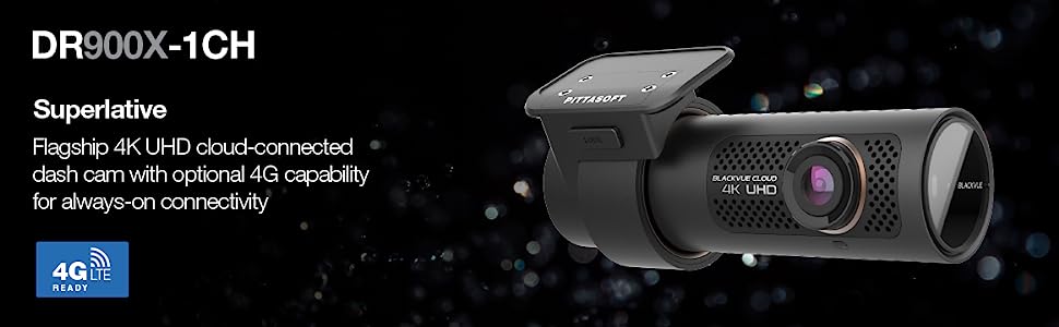 BlackVue DR900X-1CH 4G ready 4K Dash Cam