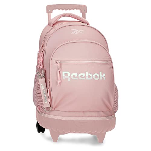 Reebok Glen Compact Backpack 2 Wheels Pink 32x43x21 cms Polyester 28