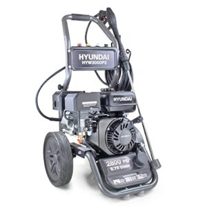Hyundai 2800psi 212cc 8.75L/min Powerful Petrol Pressure Washer with puncture-proof wheels