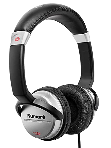 Numark HF125 - Ultra-Portable Professional DJ Headphones with 6 ft Cable