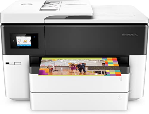 HP OfficeJet Pro 7740 Format All-in-One Colour Inkjet Printer - Black