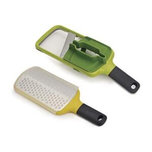Joseph Joseph Go-to Gadgets 2-Piece Food Preparation Set with Hand Held Mandoline & Grate