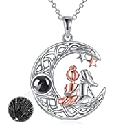VONALA 925 Sterling Silver Sister/Mum/Daughter Necklace with Crystal Jewellery Birthday Gifts for...