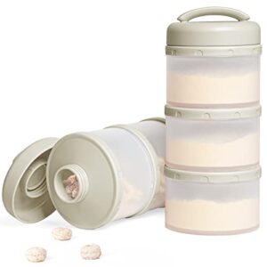 Termichy Baby Milk Powder Dispenser Pots Stackable Baby Formula Container