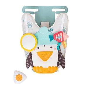 Taf Toys Penguin Play and Kick Car Toy with Remote Control. Baby Travel Activity Centre with Light up Hat
