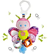 Funsland Spiral Pram Toys for Babies, Infant Car Seat Toys Stroller Spiral Hanging Toys for Baby ...