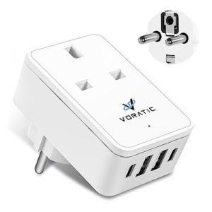 UK to European Plug Adapter