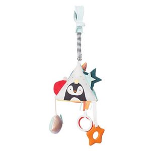 Taf Toys North Pole Pyramid Activity Baby Pram Toy. Clip on Hanging Soft Sensory Toys for Strollers