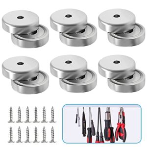 Magnets Strong Neodymium Magnets 12 Pcs Small 20 x 5MM Rare Earth Magnets Round Countersunk Hole for Whiteboards Refrigerator Home Kitchen Workplace 22 LB Holding Force