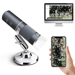 Ninyoon 4K WiFi Microscope for iPhone/Android PC