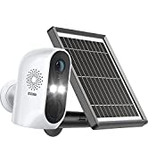 ZOSI 5MP 3K Wireless Security Camera Outdoor, Pan/Tilt WiFi PTZ Camera with Person Vehicle Detect...