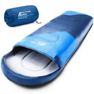 Active Era Premium Sleeping Bag for Adults & Kids – Warm 3-4 Season Waterproof Lightweight Sleeping Bag for Men