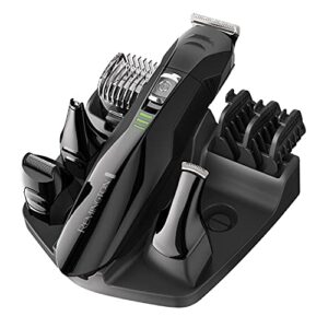 Remington All-On-One Grooming Kit - Beard Trimmer for Men; Hair Clipper; Nose and Ear Trimmer with Mini Foil Shaver PG6020