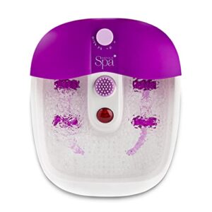 Sensio Foot Spa Massager Pedicure Bath – Nine Accessories - Pamper Your Feet with Heat