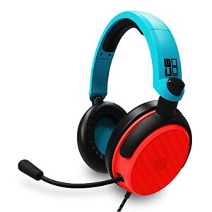 STEALTH C6-100 Neon Red & Blue Over Ear Gaming Headset PS4/PS5