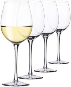 Zuvo Crystal White Wine Glasses