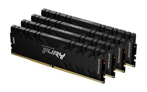 Kingston FURY Renegade 32 GB (4 x 8 GB) 3200 MHz DDR4 CL16 Desktop Memory Kit of 4 KF432C16RBK4/32