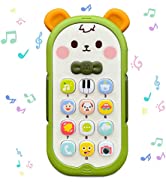 Funsland Baby Musical Toys 6-12 Months, Elephant Piano Musical Sensory Toys with Lights Sounds fo...