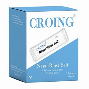 CROING 160 Packets Neti Pot Salt