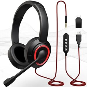 Venker USB Headsets with Microphone
