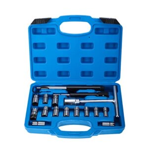 BOOMSTART 17PCS Diesel Injector Seat Cutter Set