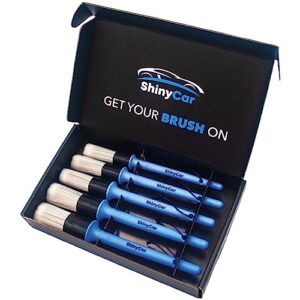 ShinyCar® UK: 5x Professional Premium Detailing Brushes