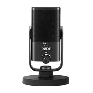 RØDE NT-USB Mini Versatile Studio-quality Condenser USB Microphone with Free Software for Podcasting