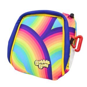 BubbleBum Inflatable Booster Car Seat - Travel Booster Seat - Portable Car Booster Seat - Booster Seat for Car - Slim Foldable Narrow Design Car Seat - Perfect for Kids 4-11yrs Old - Rainbow