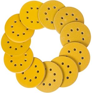 STEBRUAM 110PCS 125mm Sanding Discs