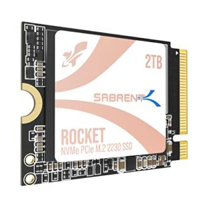 SABRENT Q4 2230 M.2 NVMe Gen 4 2TB Internal SSD 5000MB/s Read PCIe 4.0 X4 M2 Solid State Drive Compatible with Steam Deck