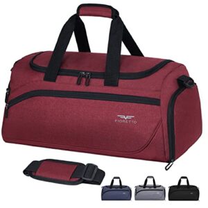 FIORETTO 35L Mens Sports Gym Bag with Wet Pocket & Shoe Compartment