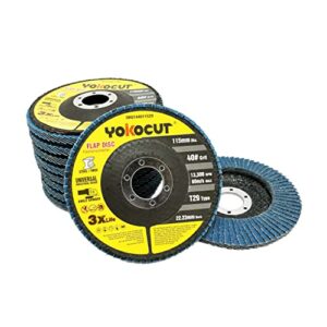 YOKOCUT Flap Discs 115mm 40 Grit