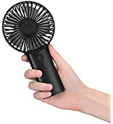 YunTuo Handheld Fan Rechargeable Battery Mini Fan, Portable Hand Fan Small Fan with 3 Speeds, Ele...