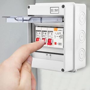 Yurayisen 2 Way Consumer Unit Box Circuit Breaker Panel