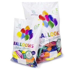 Green Paw Products - Premium Balloons - UK - 12" Eco Friendly & Biodegradable - 100% Natural Latex - Colourful Party Balloons for Birthdays