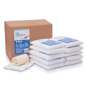 Pure Epsom Salts | Magnesium Sulphate Bath Salt | 10 Kg Pack by The Intelligent Health | Ideal for Relieving Sore Muscles | Reduces Inflammatio