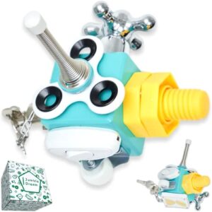 Jumble Dream Wooden Sensory Activity Cube Toy - Handmade Montessori Fidget Educational Travel Toy for Early Developme