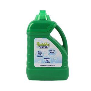 Laeto Bubble Waves Bubbles Mixture Solution Bottle of Bubble Liquid or Mix withFunnel (1.8 Litre with funnel x 1)