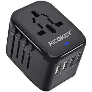 Universal Travel Adapter Worldwide Plug Adaptor with 2 USB-C