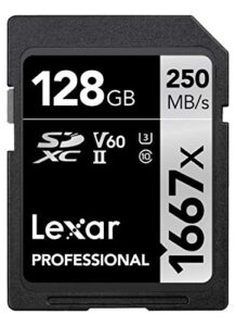 Lexar Professional 1667x SD Card 128GB